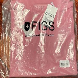 FIGS Chalk Pink Rafaela Scrub Top Limited …
